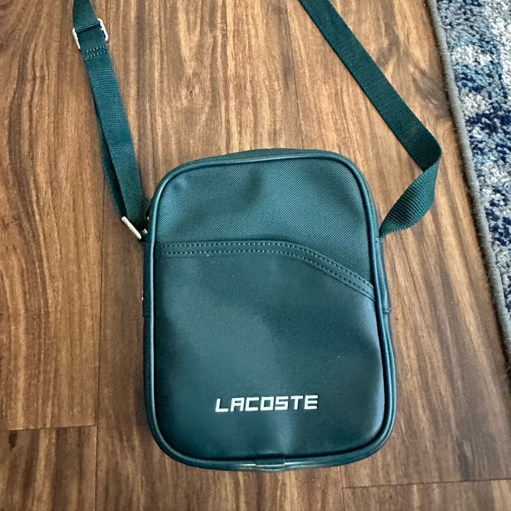 Lacoste Dark Green Messenger Bag